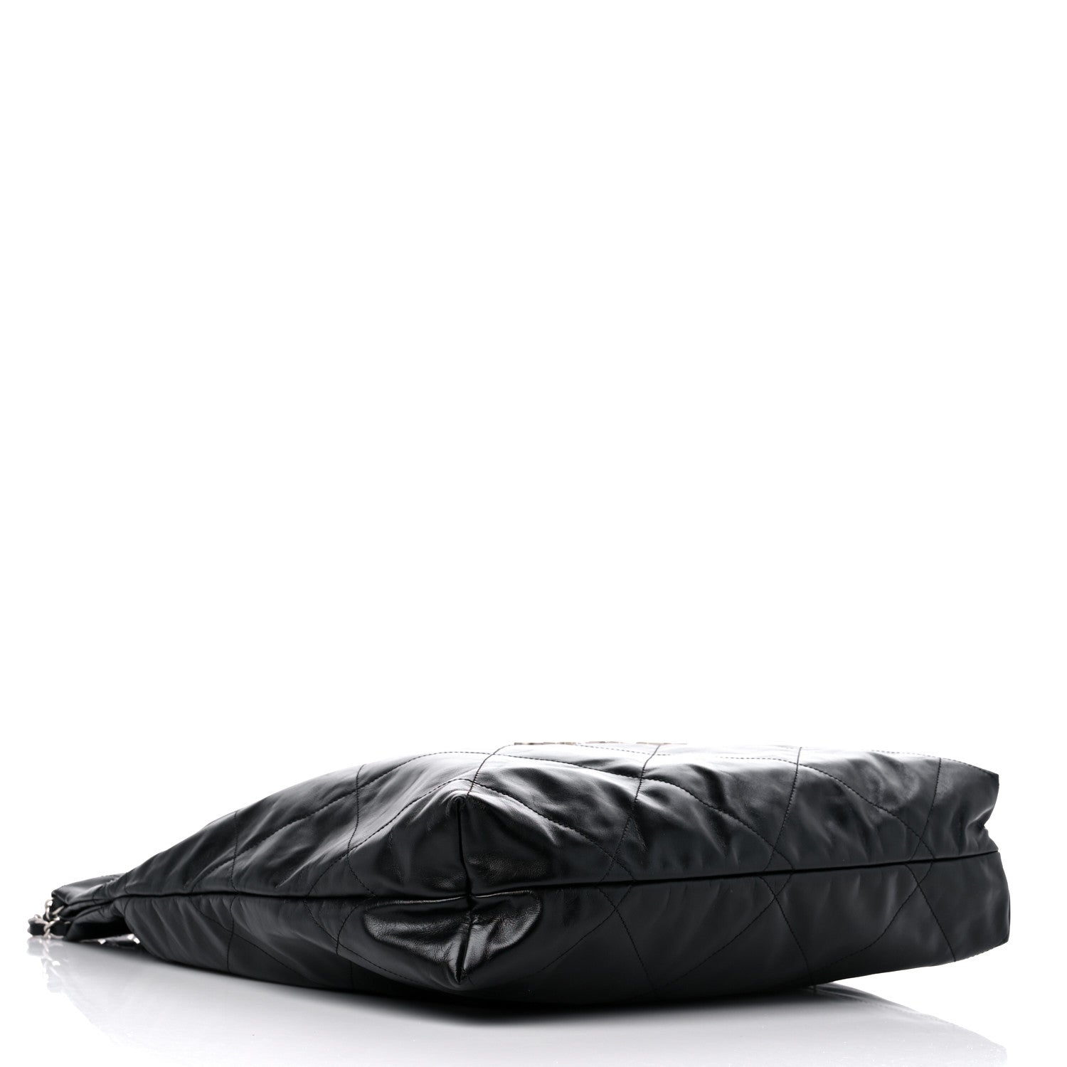Chanel Shiny Calfskin Quilted Large Chanel 22 Black 5 of 10