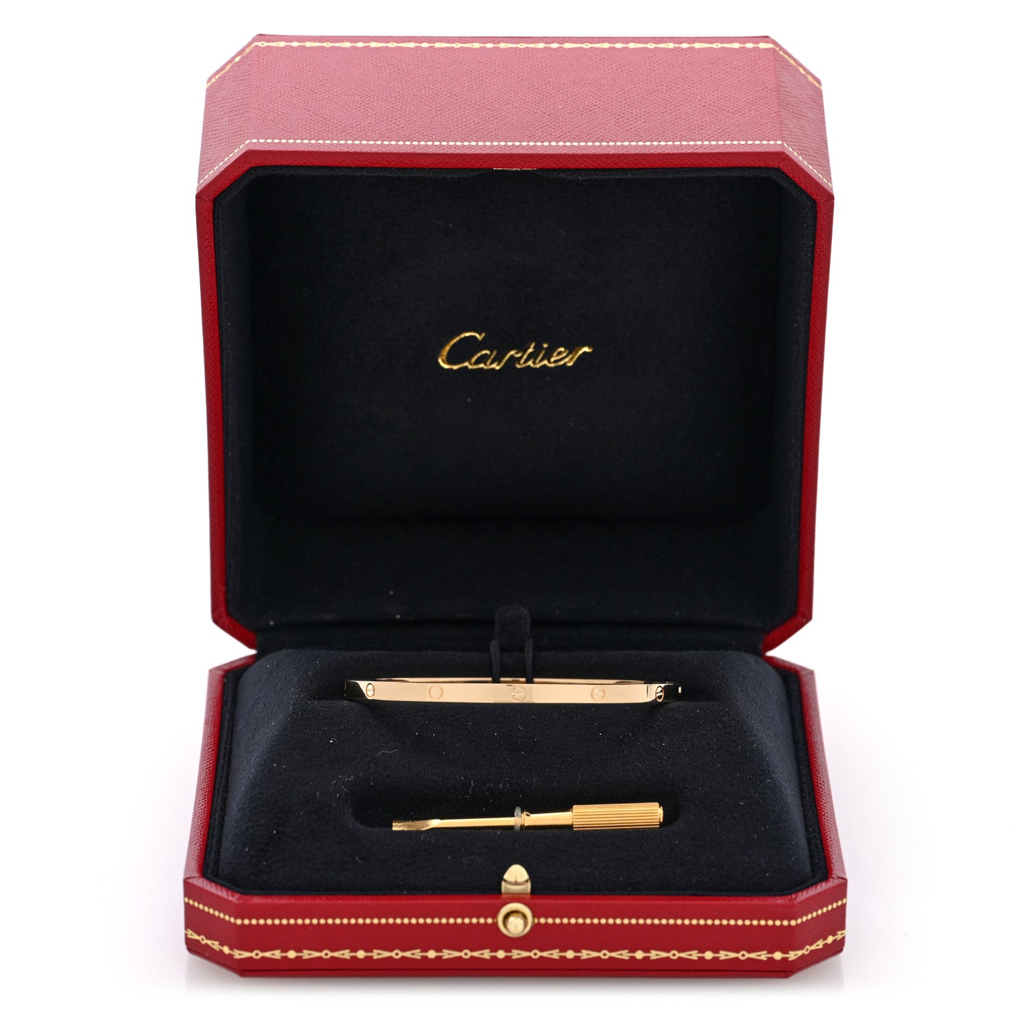 Cartier 18K Yellow Gold Small LOVE Bracelet 18 9 of 9