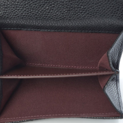 Chanel Caviar Quilted Flap Card Holder Wallet Black 5 of 8