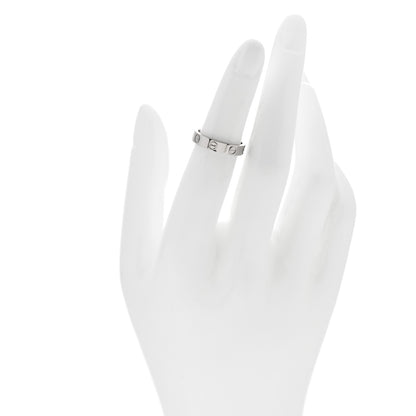 Cartier 18K White Gold 3.5mm LOVE Wedding Band Ring 48 4.5 2 of 4