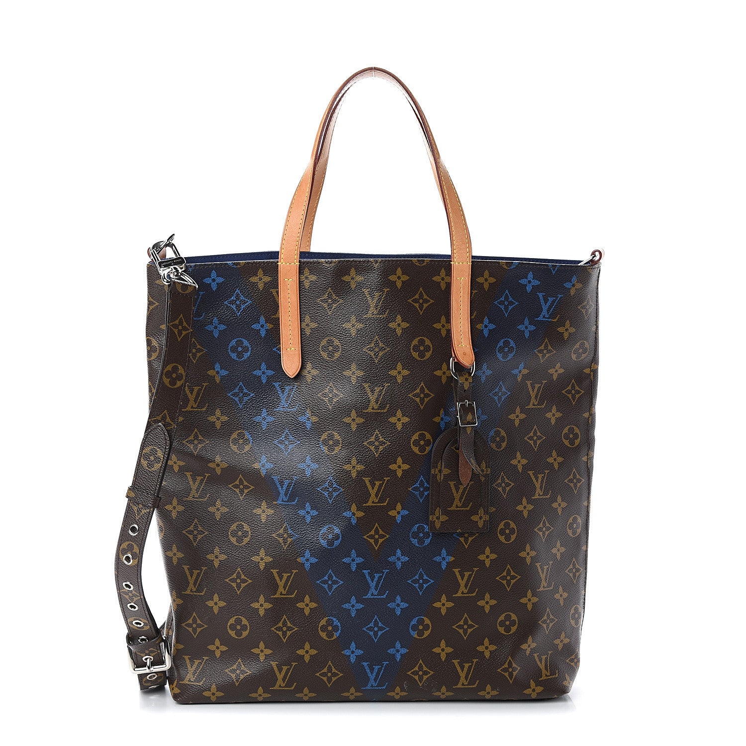 Louis Vuitton Monogram V Cabas Jour Blue 1 of 8