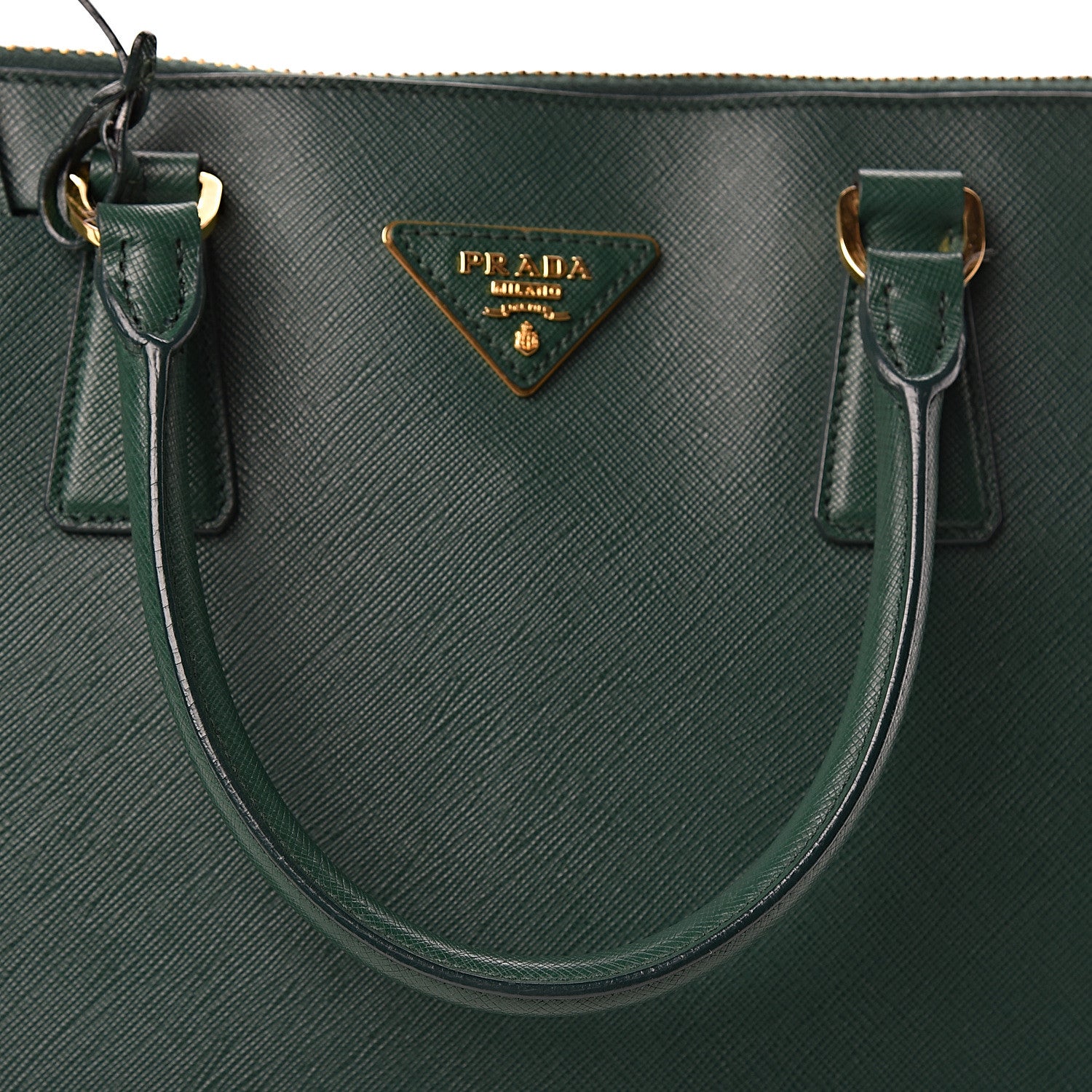 Prada Saffiano Lux Large Promenade Tote Biliardo 18 of 19