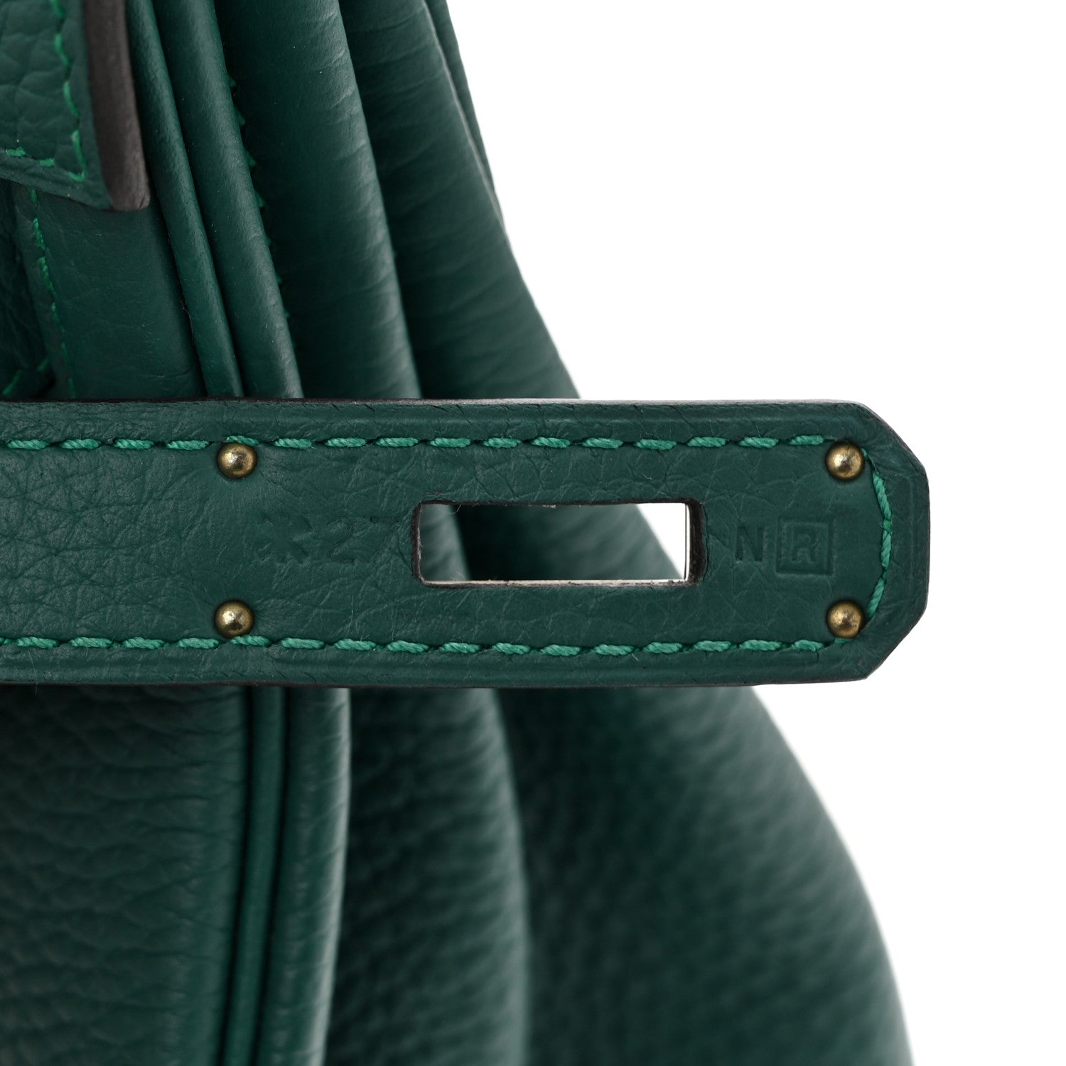 Hermes Togo Kelly Retourne 32 Malachite 7 of 11