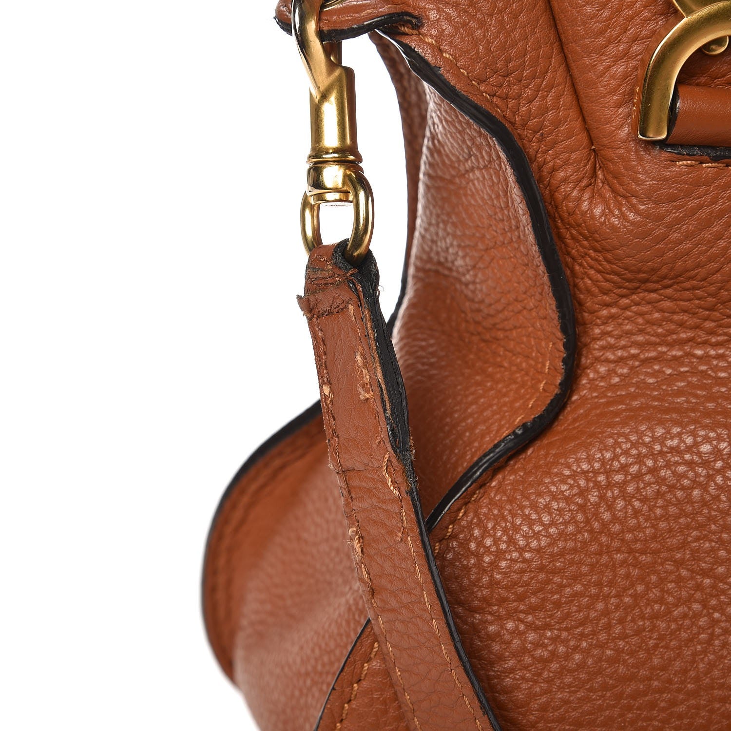 Chloe Calfskin Medium Marcie Satchel Tan 8 of 10