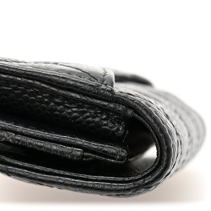Chanel Caviar Quilted Flap Card Holder Wallet Black 11 of 12