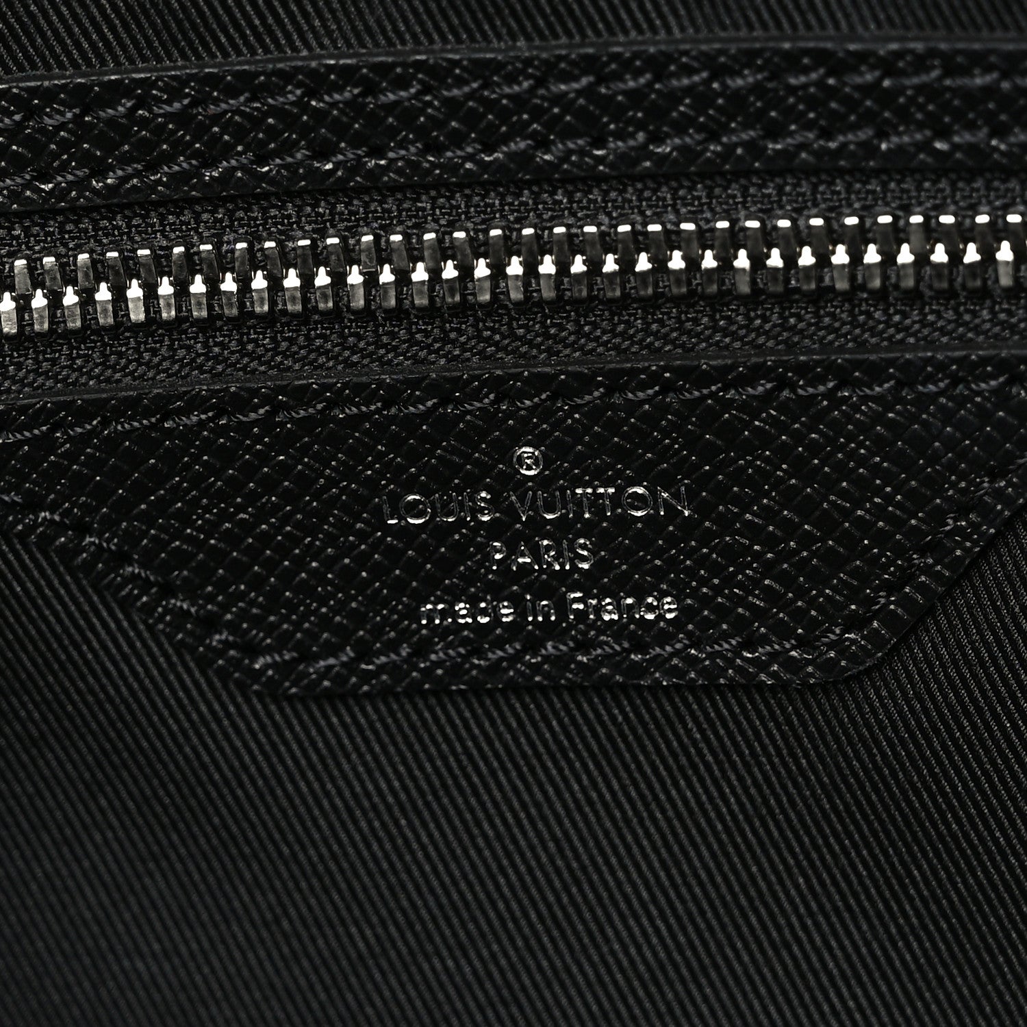 Louis Vuitton Taiga Monogram Eclipse Keepall Bandouliere 50 Black 6 of 10