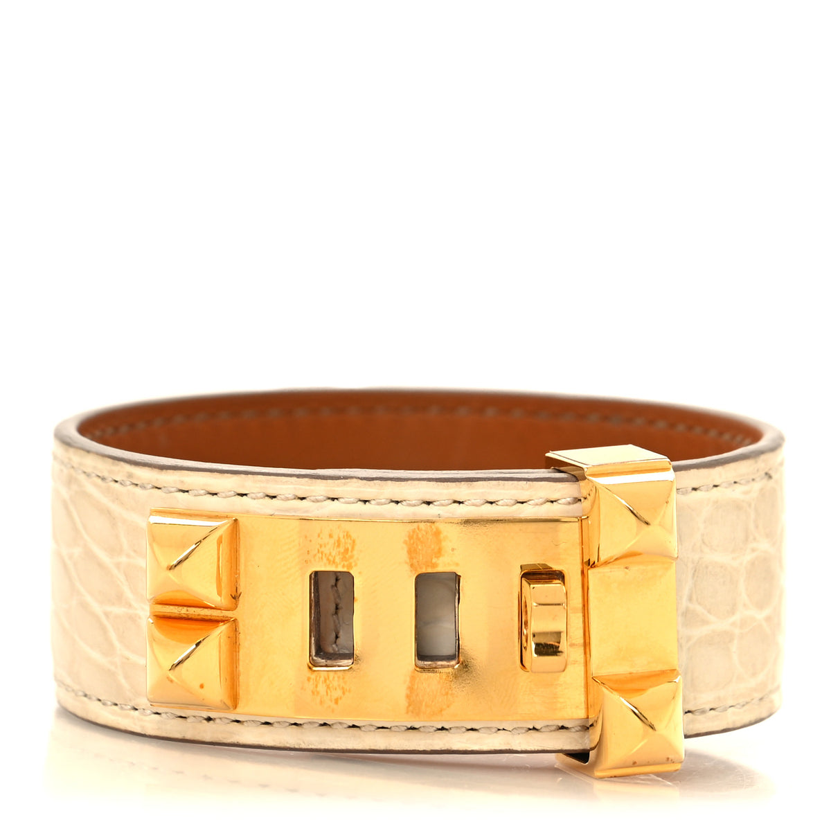 Matte Alligator Collier de Chien CDC 24 Bracelet T3 Beton