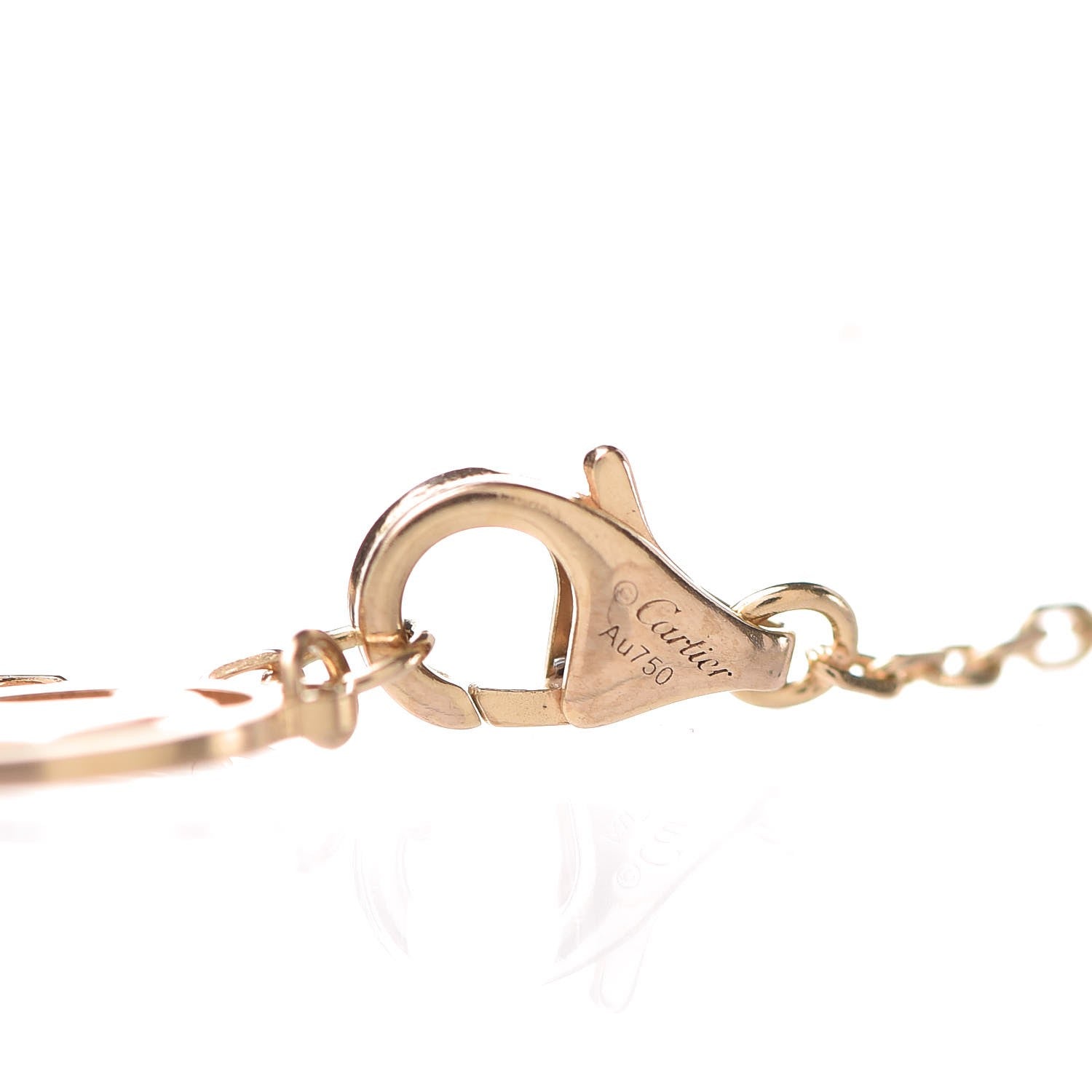 Cartier 18K Yellow Gold Diamond SM D'Amour Bracelet 4 of 5