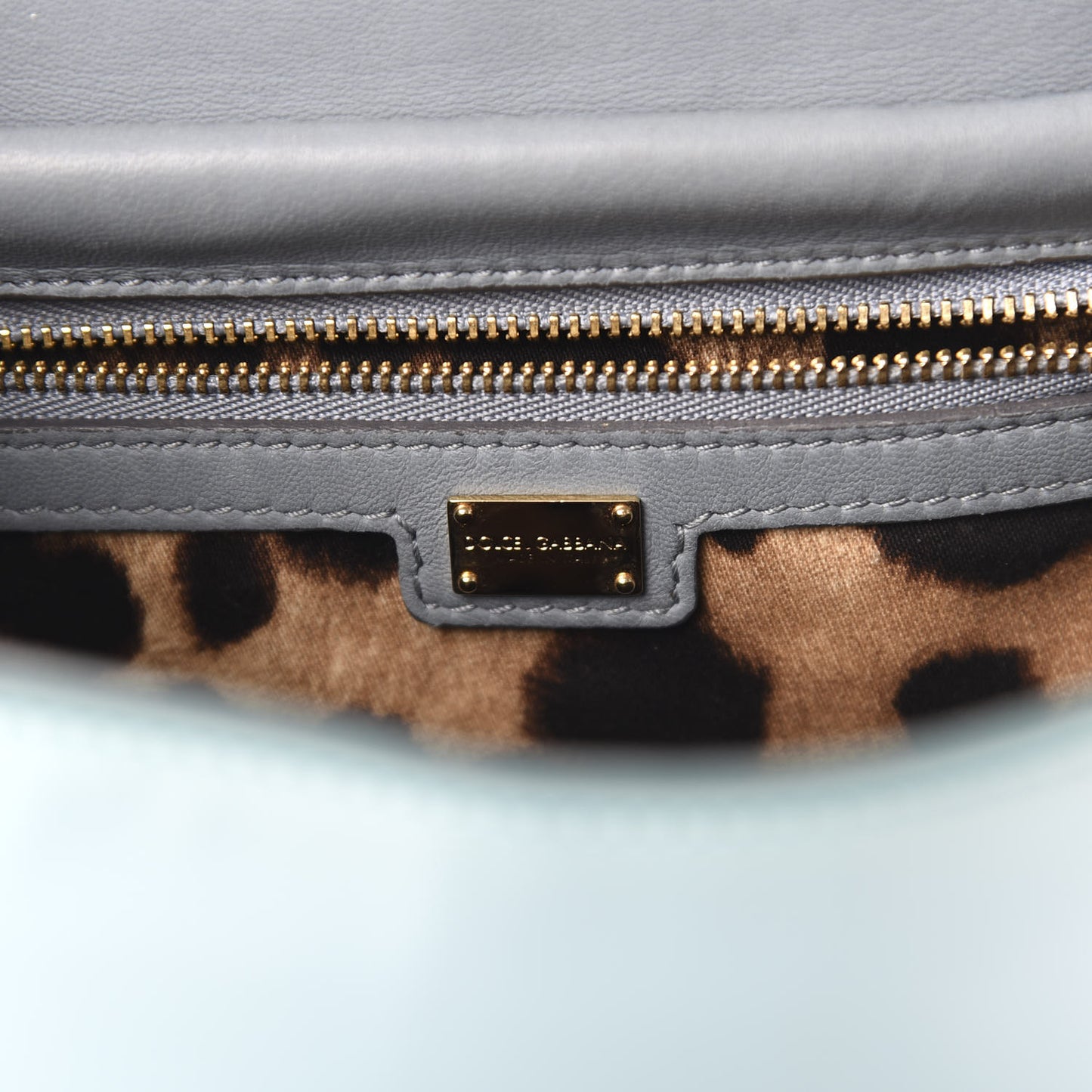 Patent Miss Dolce Satchel Light Blue