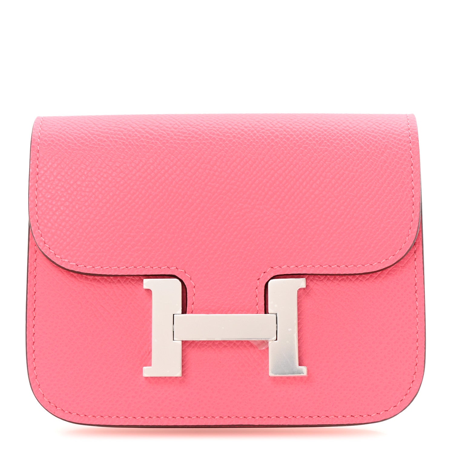Hermes Epsom Constance Slim Wallet Rose Azalee 1 of 9