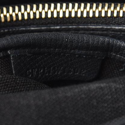 Burberry Grainy Calfskin Patchwork Medium Banner Tote Black White 8 of 22