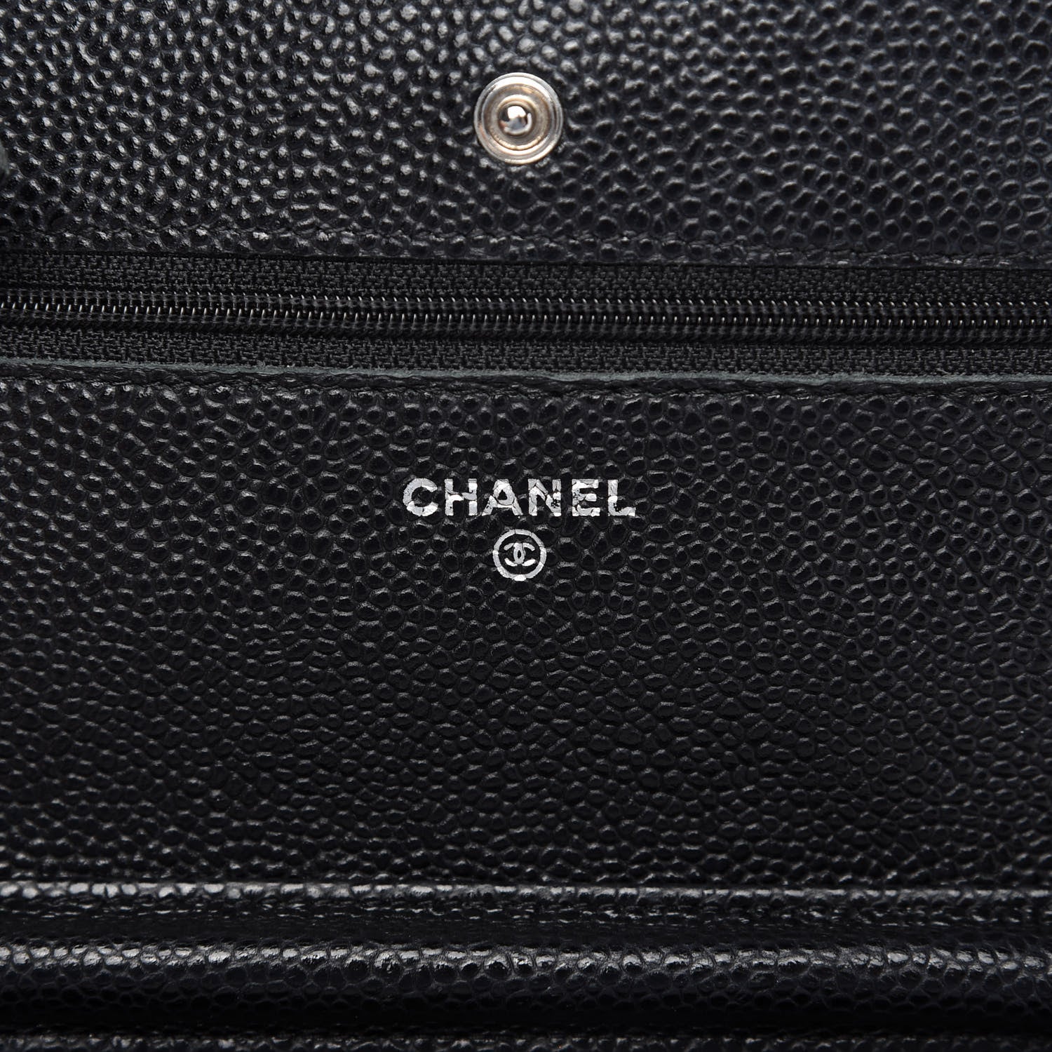 Chanel Caviar Quilted Wallet On Chain WOC Black 8 of 12