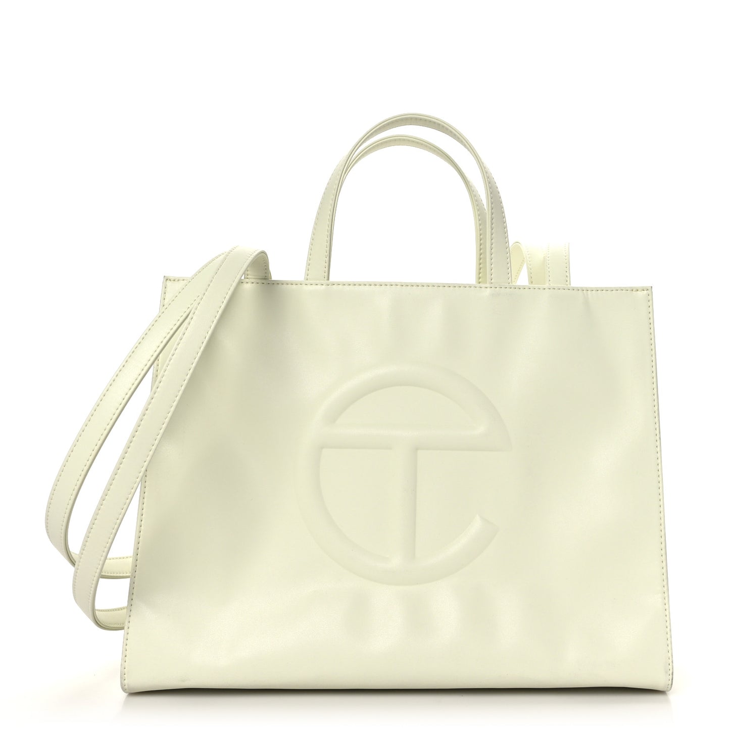 Vegan Leather Medium Shopping Bag Glue