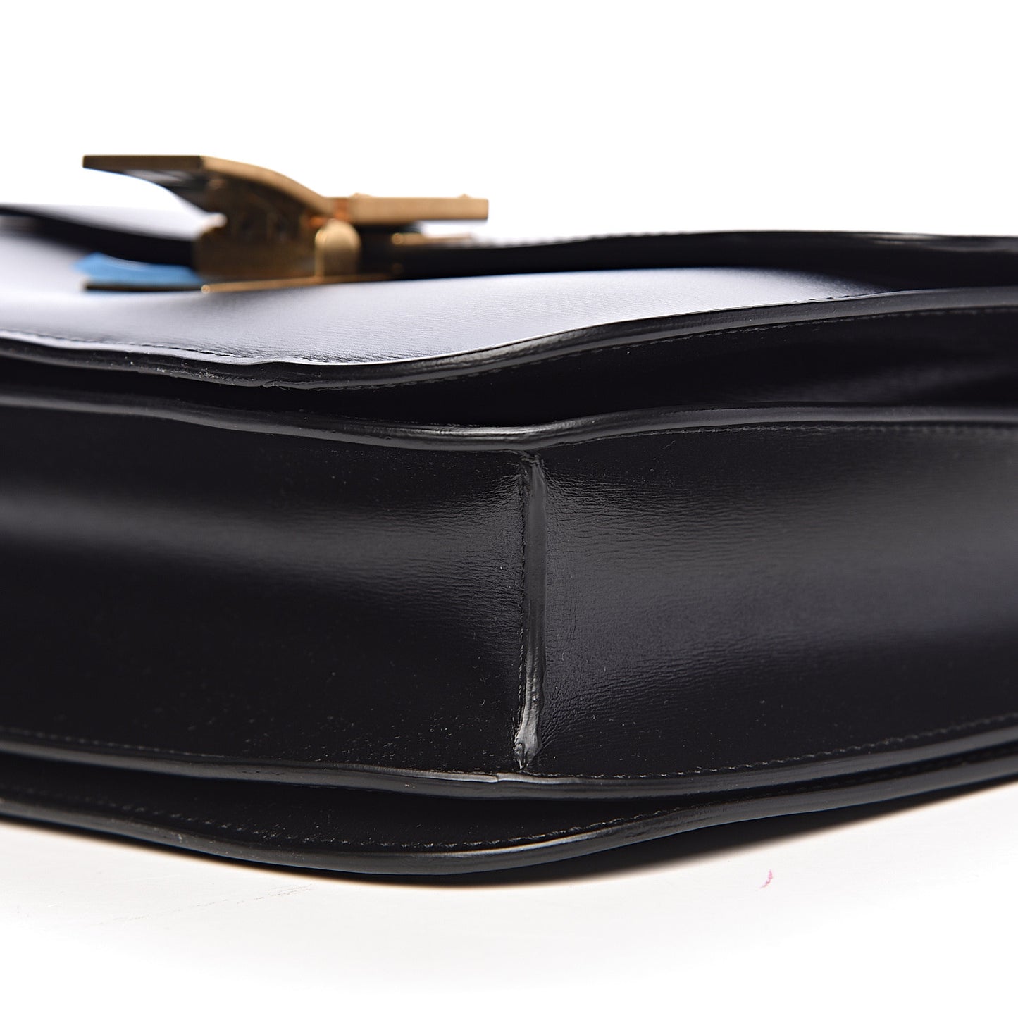Box Calfskin Medium Classic Box Flap Bag Black