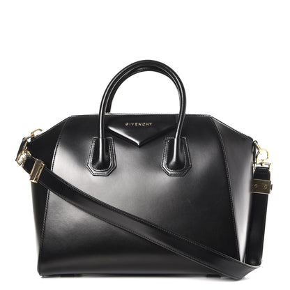 Givenchy Shiny Lord Calfskin Medium Antigona Black 1 of 9