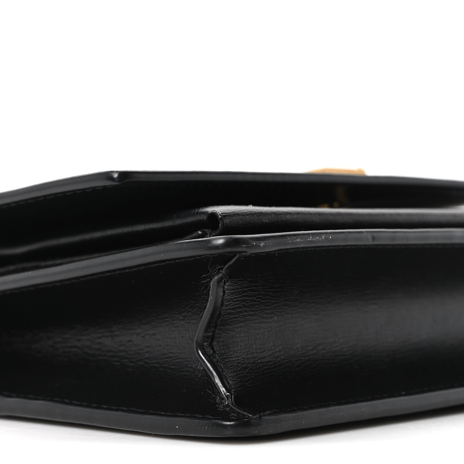 Saint Laurent Calfskin Monogram Sunset Chain Wallet Black 8 of 9