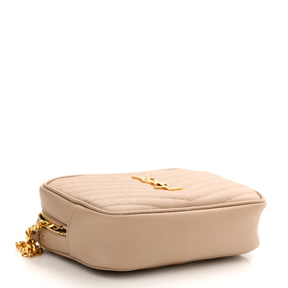 Saint Laurent Grain De Poudre Matelasse Monogram Mini Lou Camera Bag New Powder 3 of 10