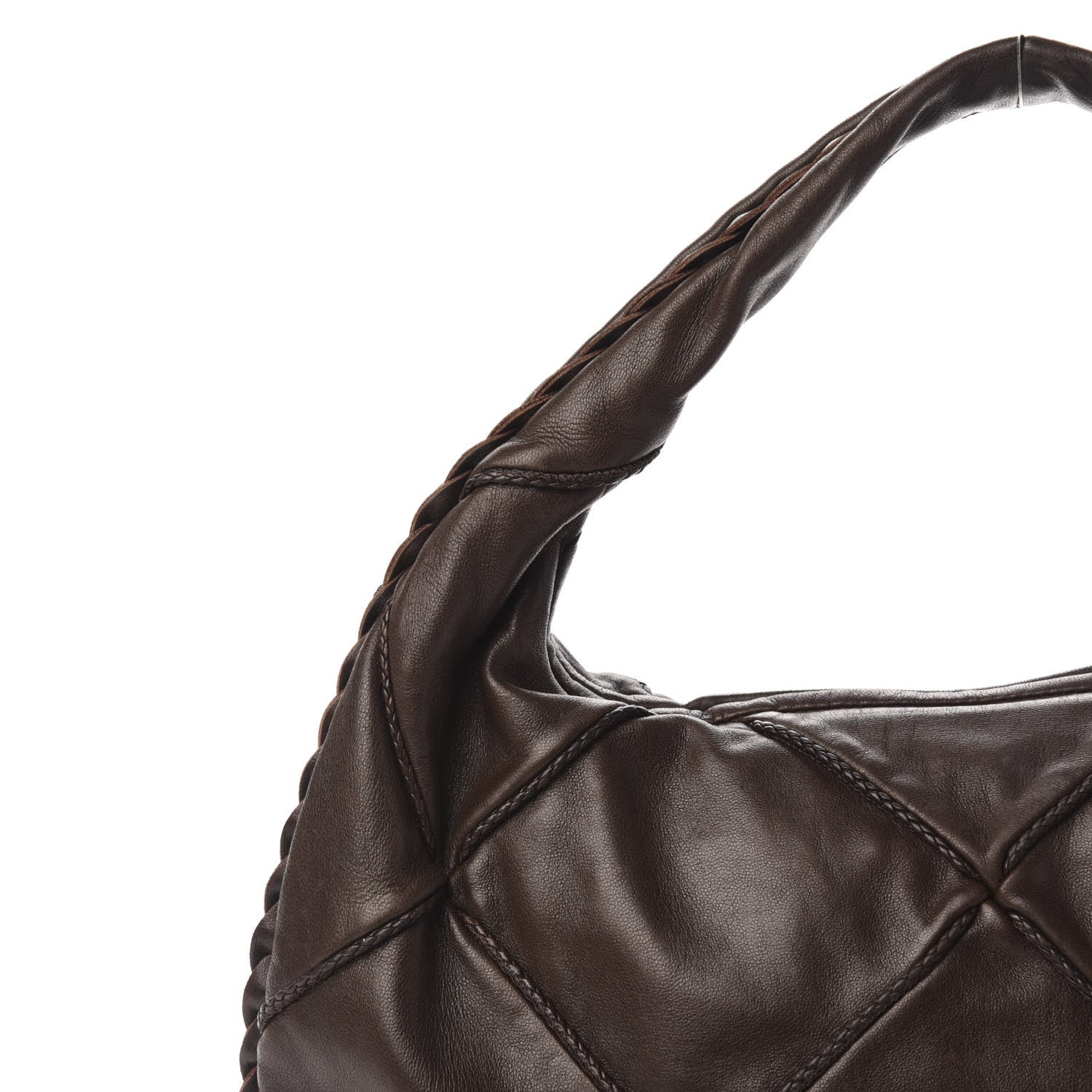 Bottega Veneta Nappa Quilted Medium Veneta Hobo Ebano 12 of 12