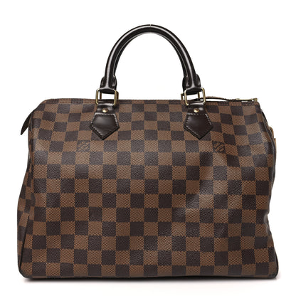 Louis Vuitton Damier Ebene Speedy 30 1 of 10