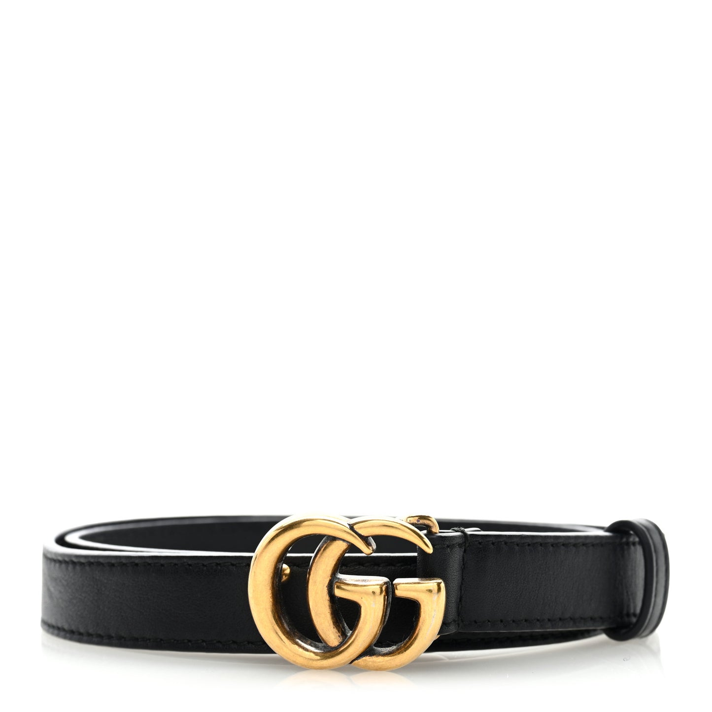 Calfskin Double G 20mm Belt 70 28 Black