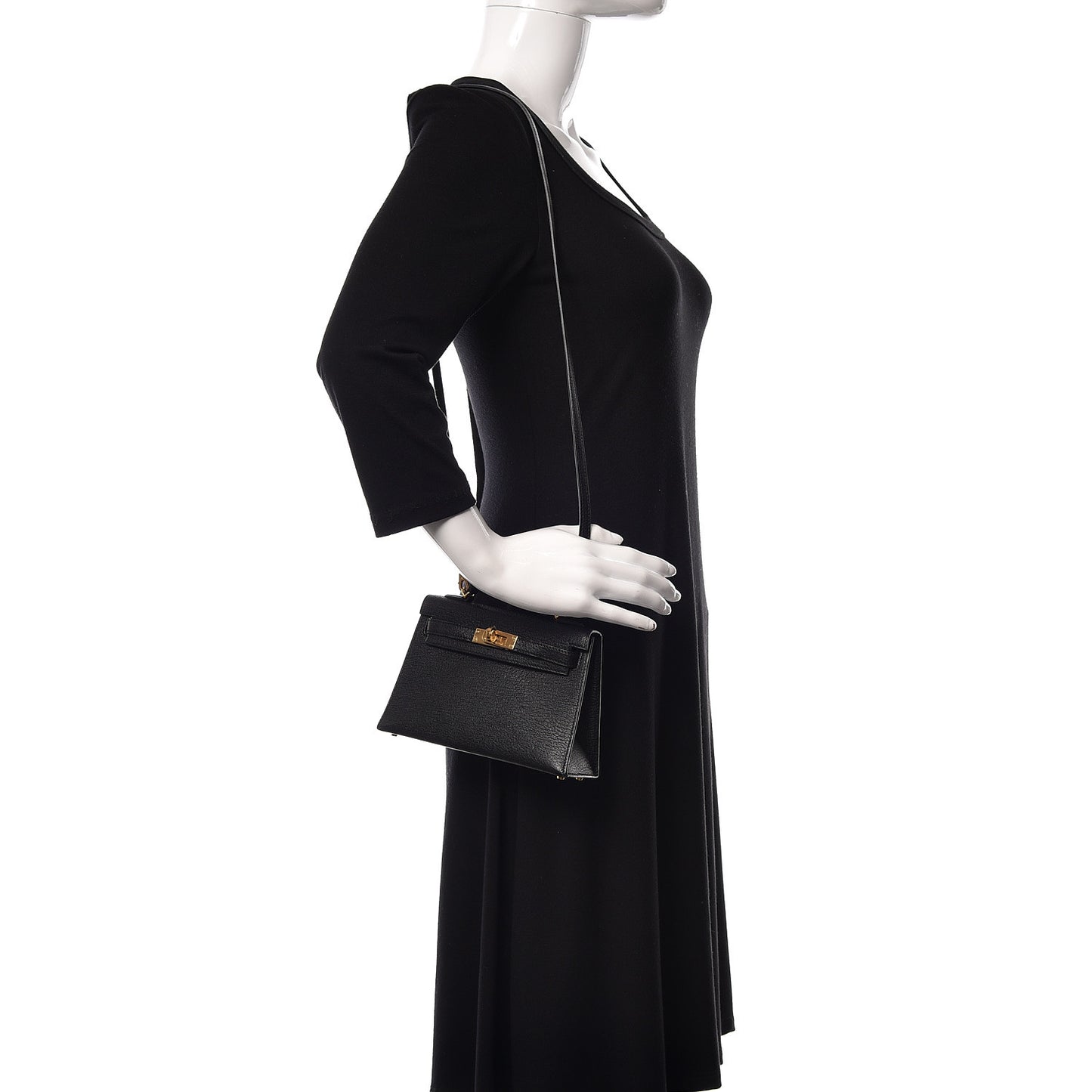 Chevre Mysore Mini Kelly Sellier 20 Black