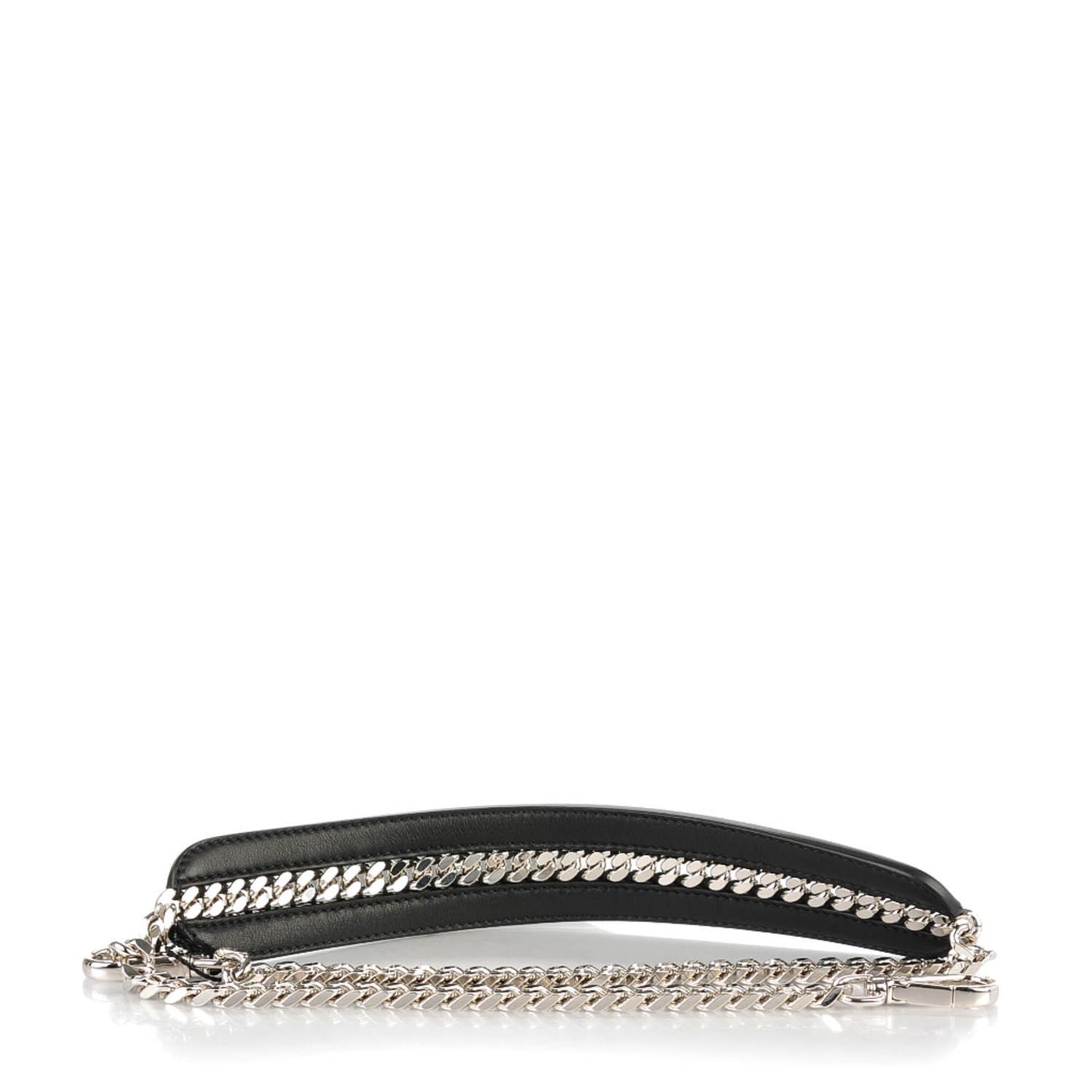 Calfskin Chain Strap You Black