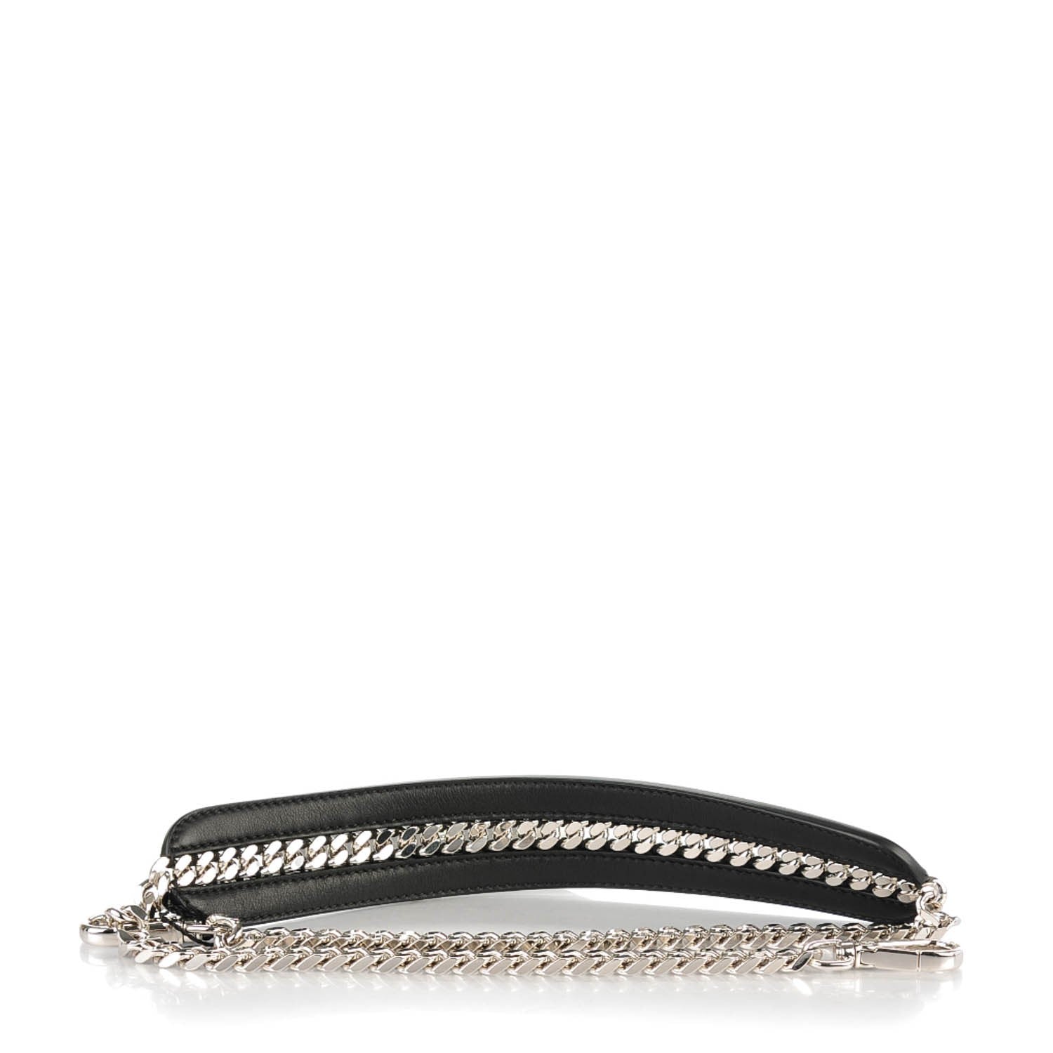 Fendi Calfskin Chain Strap You Black 1 of 5