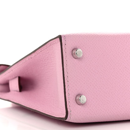 Hermes Epsom Mini Kelly Sellier 20 Mauve Sylvestre 9 of 12