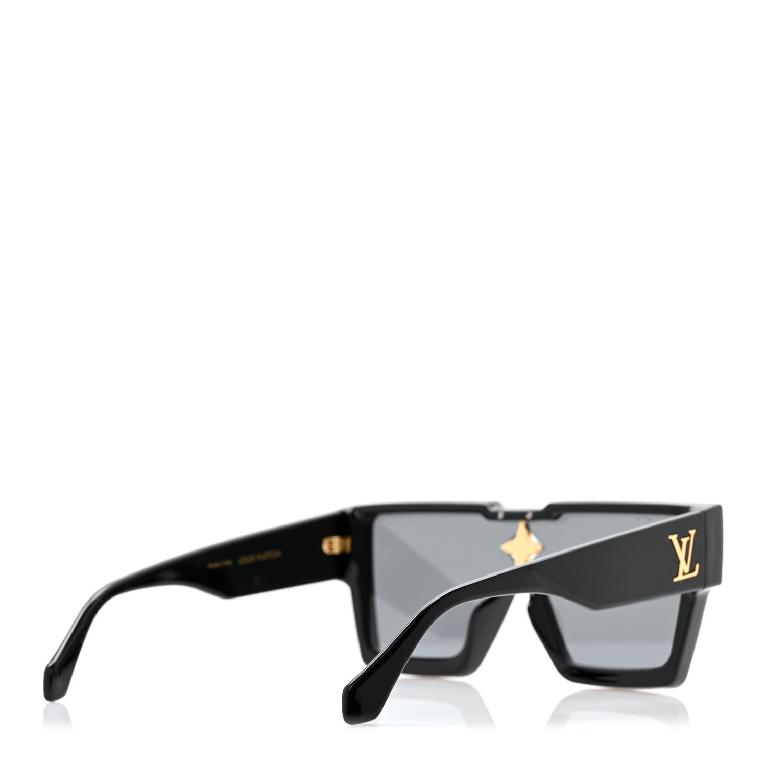 Louis Vuitton Acetate Swarovski Crystal Cyclone Sunglasses Z1578W Black 4 of 8