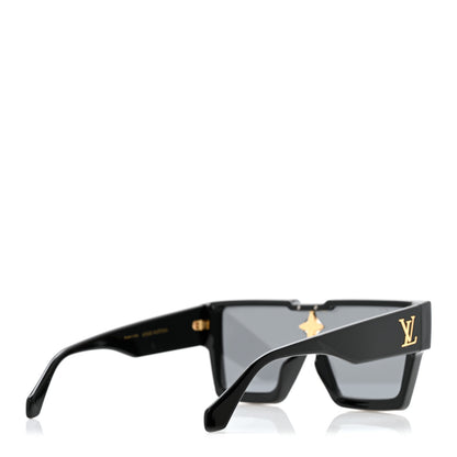 Louis Vuitton Acetate Swarovski Crystal Cyclone Sunglasses Z1578W Black 4 of 8