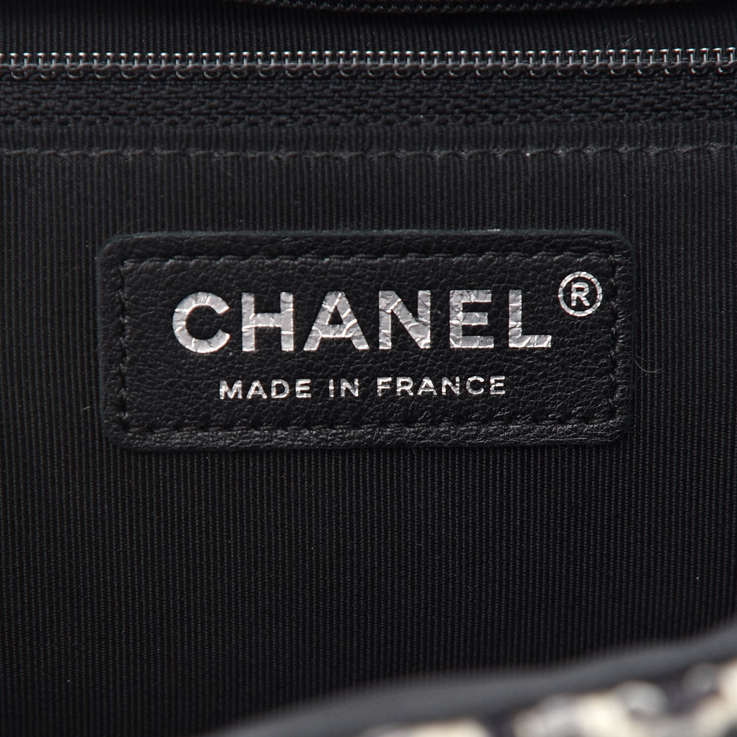 Chanel Tweed Puffy Horizontal Quilted Flap Black White 6 of 9