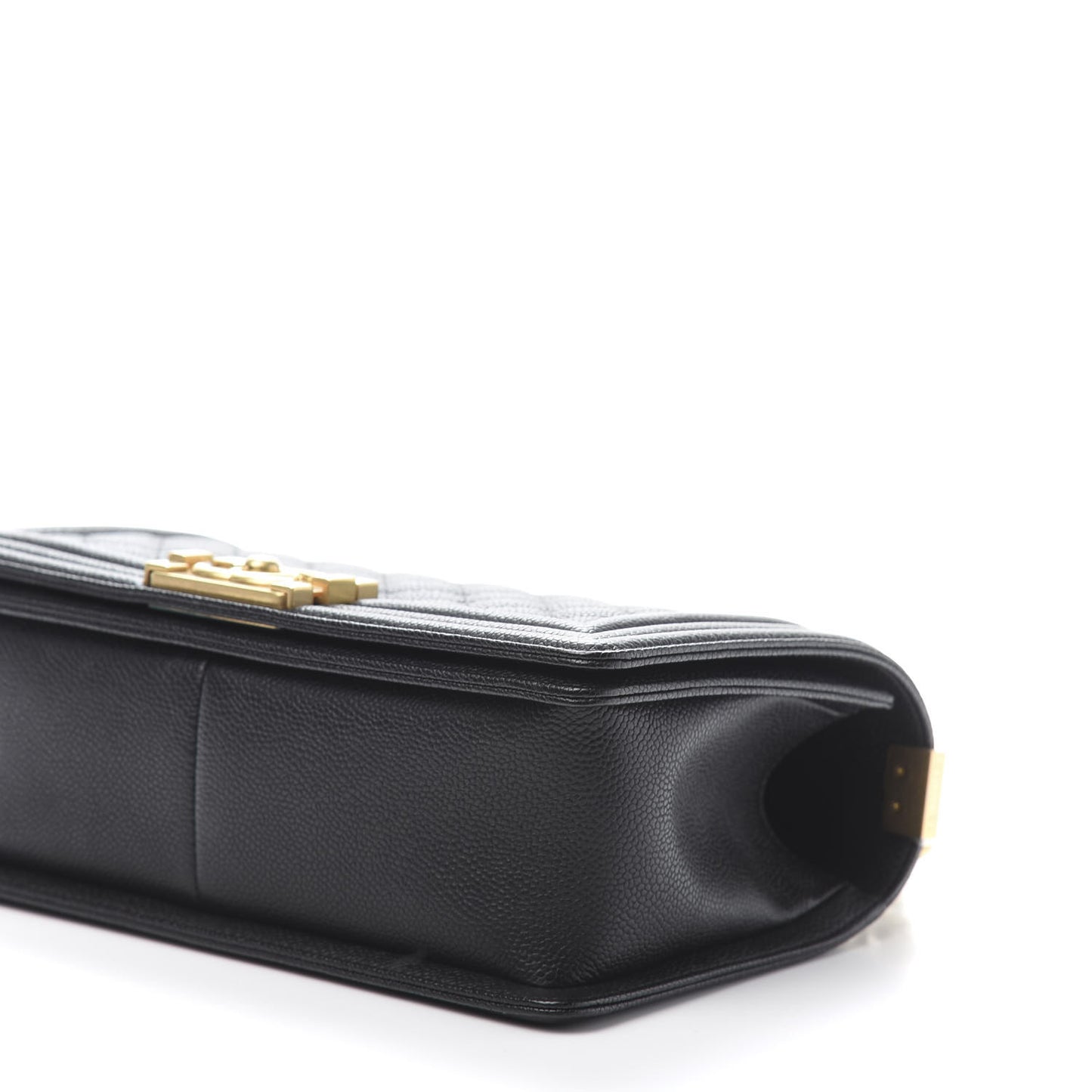 Caviar Quilted Medium Boy Flap Black