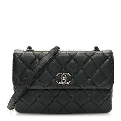 Chanel Lambskin Quilted Medium Trendy CC Flap Black 1 of 9