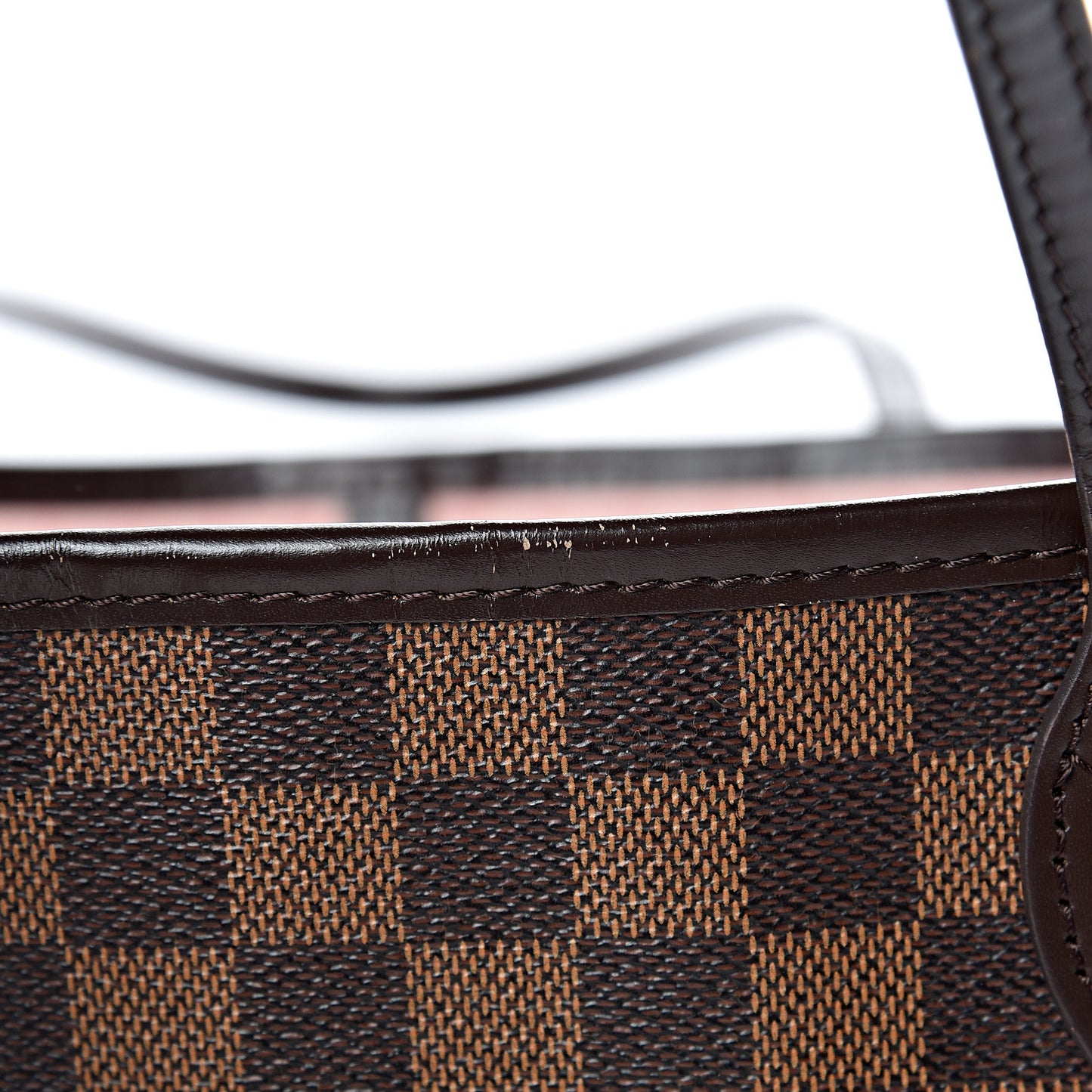 Damier Ebene Neo Neverfull MM Rose Ballerine