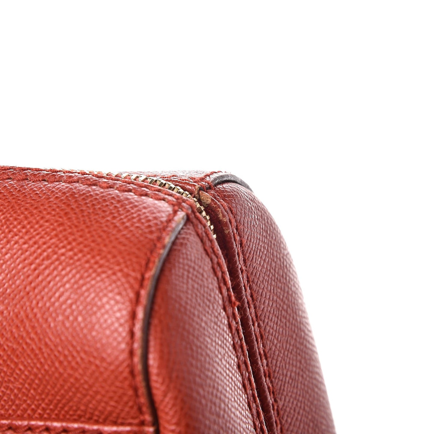 Caviar Zip Top Tote Red