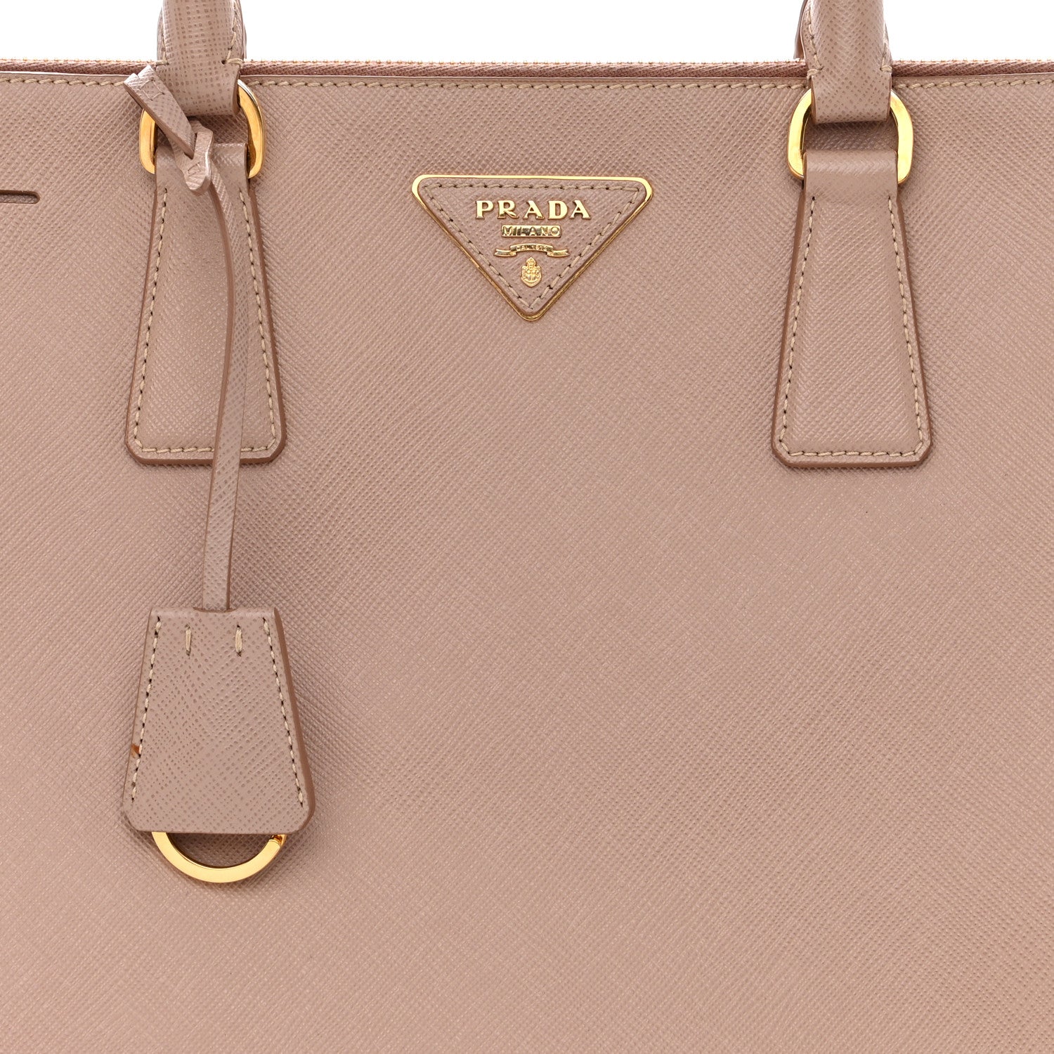 Prada Saffiano Lux Large Galleria Double Zip Tote Cammeo 10 of 14