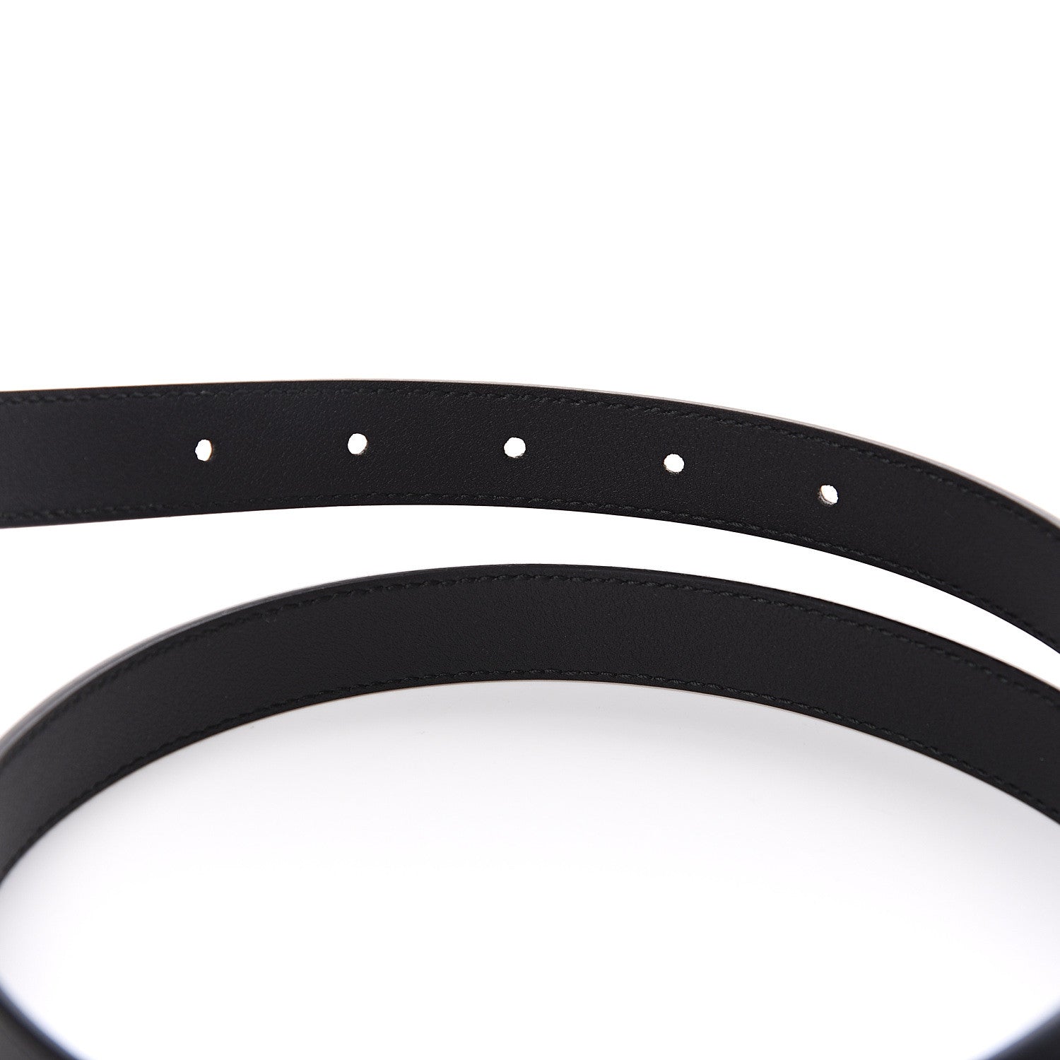 Gucci Calfskin Double G 20mm Belt 85 34 Black 3 of 5