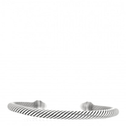 David Yurman Sterling Silver Diamond Pearl 5mm Cable Classics Princess Bracelet 3 of 5