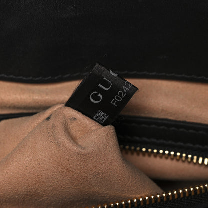 Gucci GG Supreme Monogram Bees Medium Padlock Tote Beige Oro Black 8 of 16