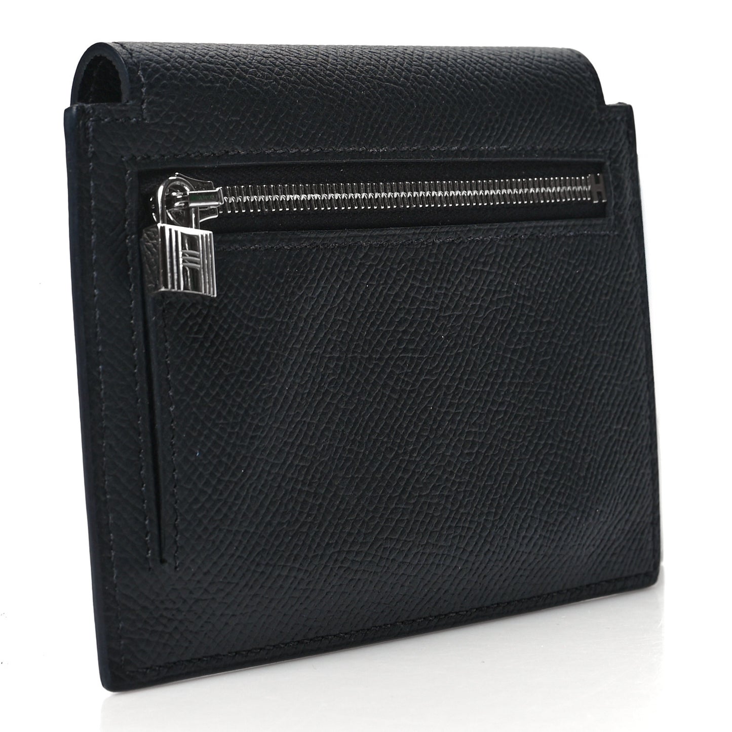 Epsom Kelly Pocket Compact Wallet Black