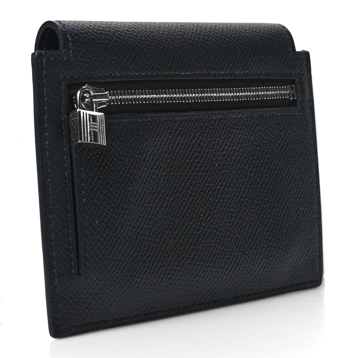 Hermes Epsom Kelly Pocket Compact Wallet Black 3 of 9
