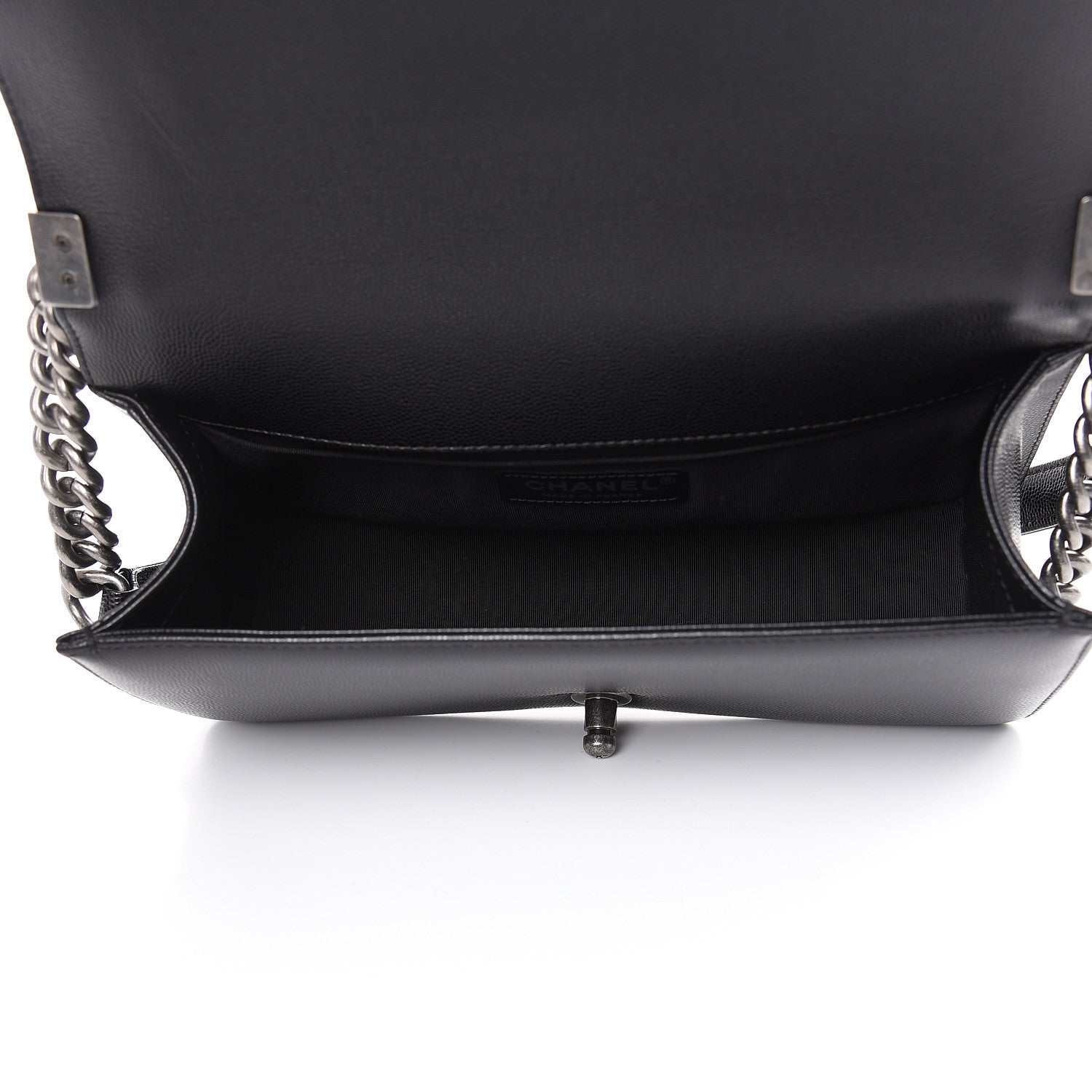 Chanel Caviar Quilted Medium Boy Flap Black 5 of 10