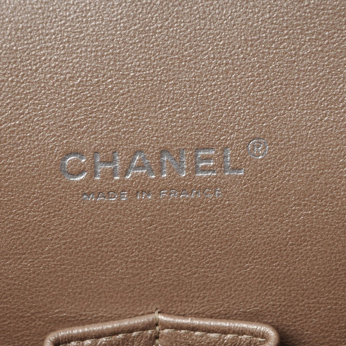 Metallic Lambskin Quilted Maxi Double Flap Light Gold