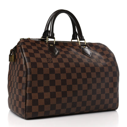 Louis Vuitton Damier Ebene Speedy 30 2 of 9