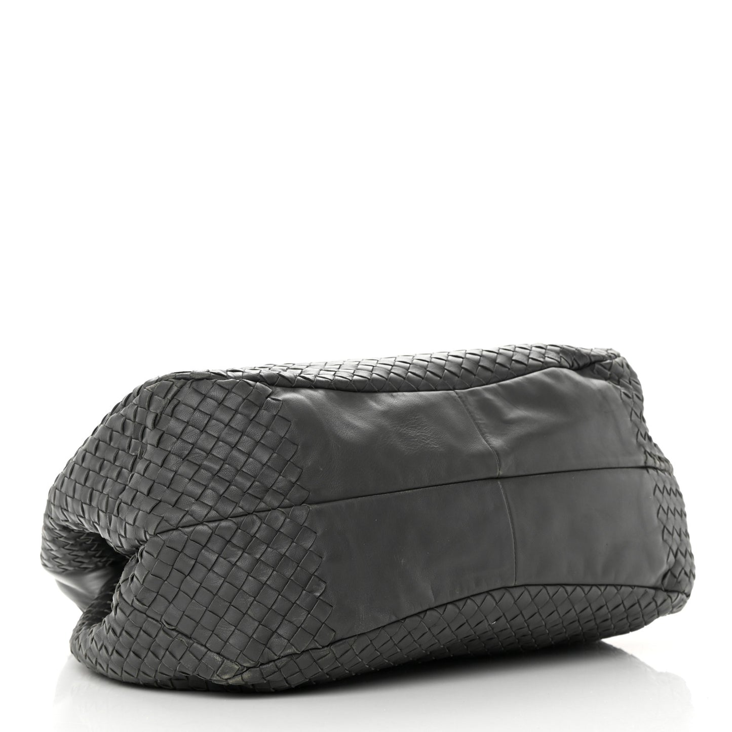 Nappa Intrecciato Large Campana Hobo Shadow