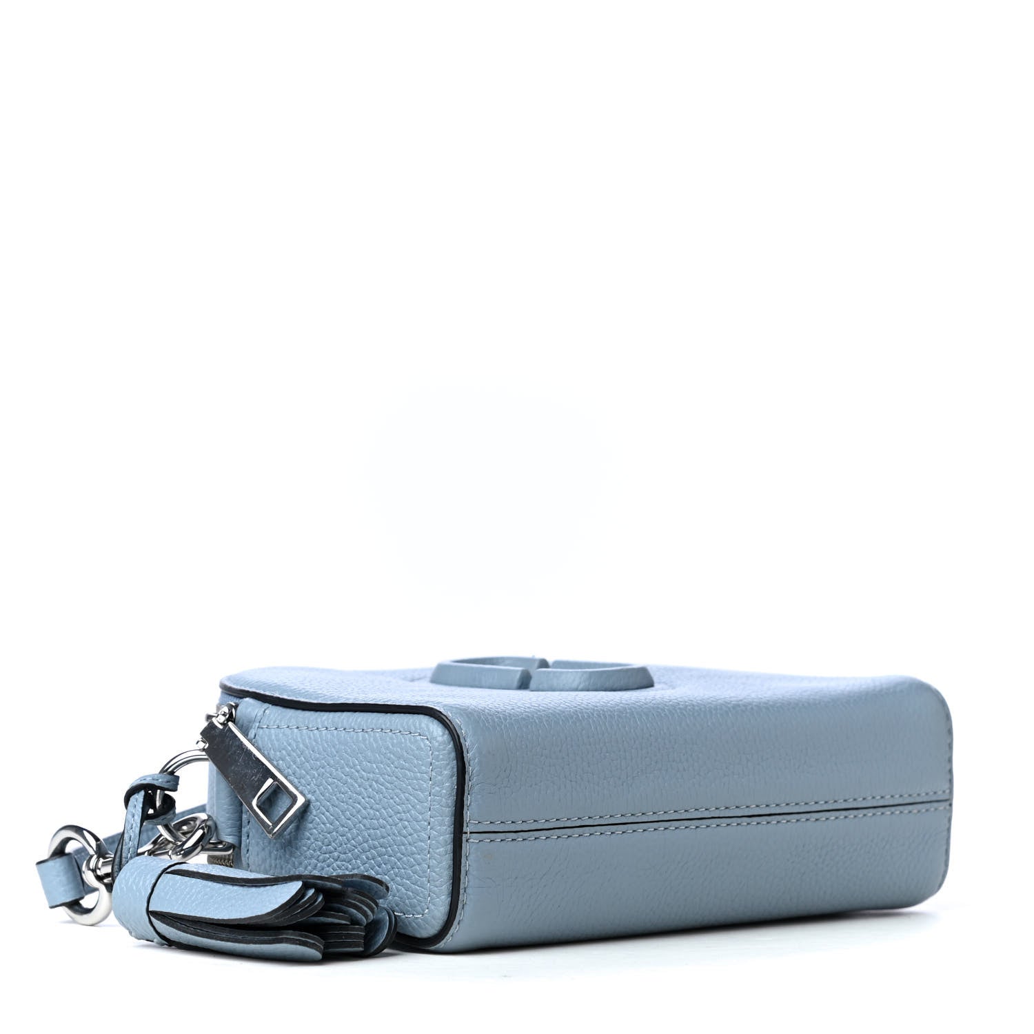 Marc Jacobs Calfskin Shutter Camera Crossbody Bag Light Blue 3 of 4