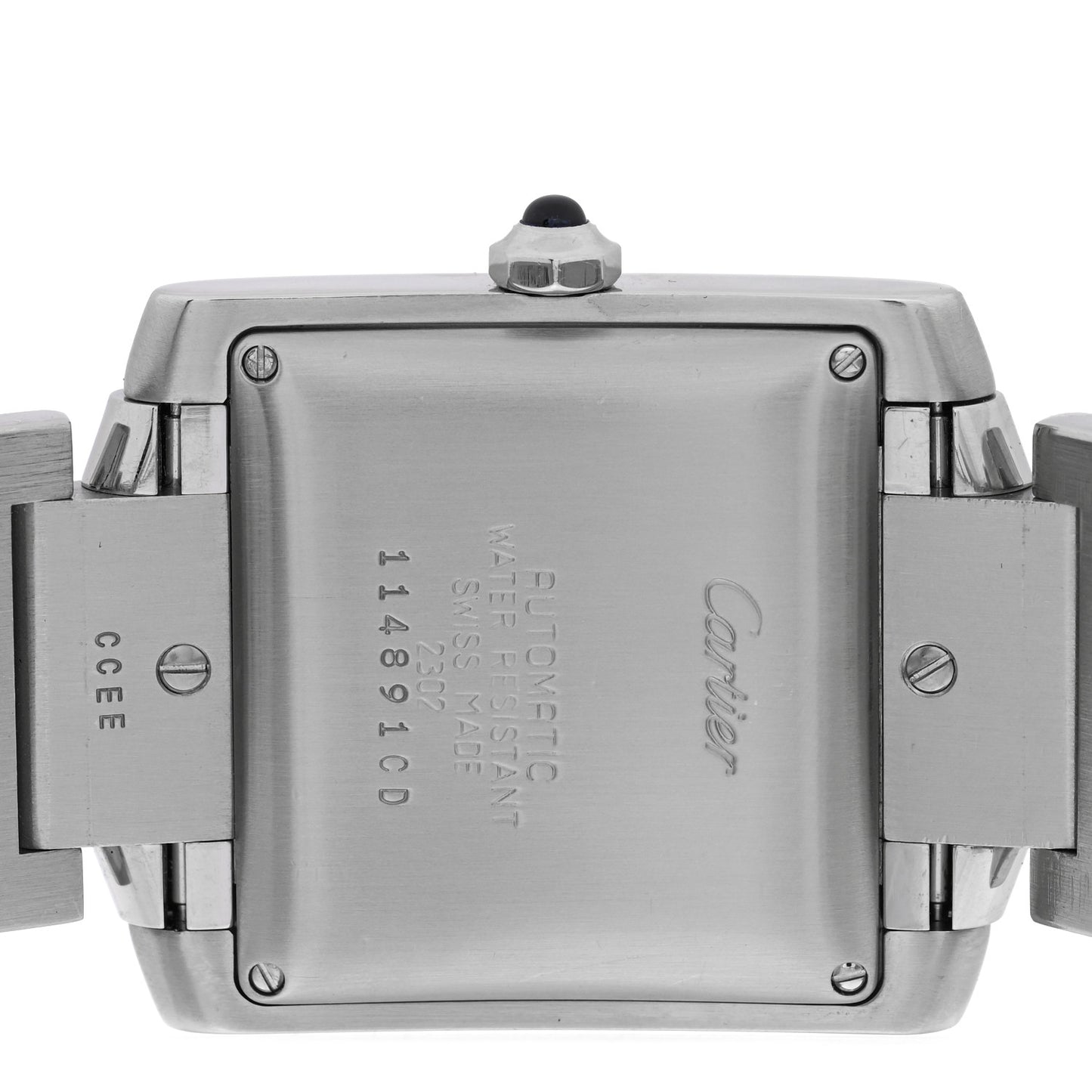 Stainless Steel 28mm Tank Francaise Automatic Watch