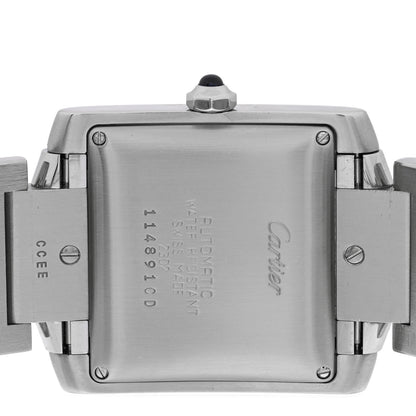 Cartier Stainless Steel 28mm Tank Francaise Automatic Watch 4 of 4