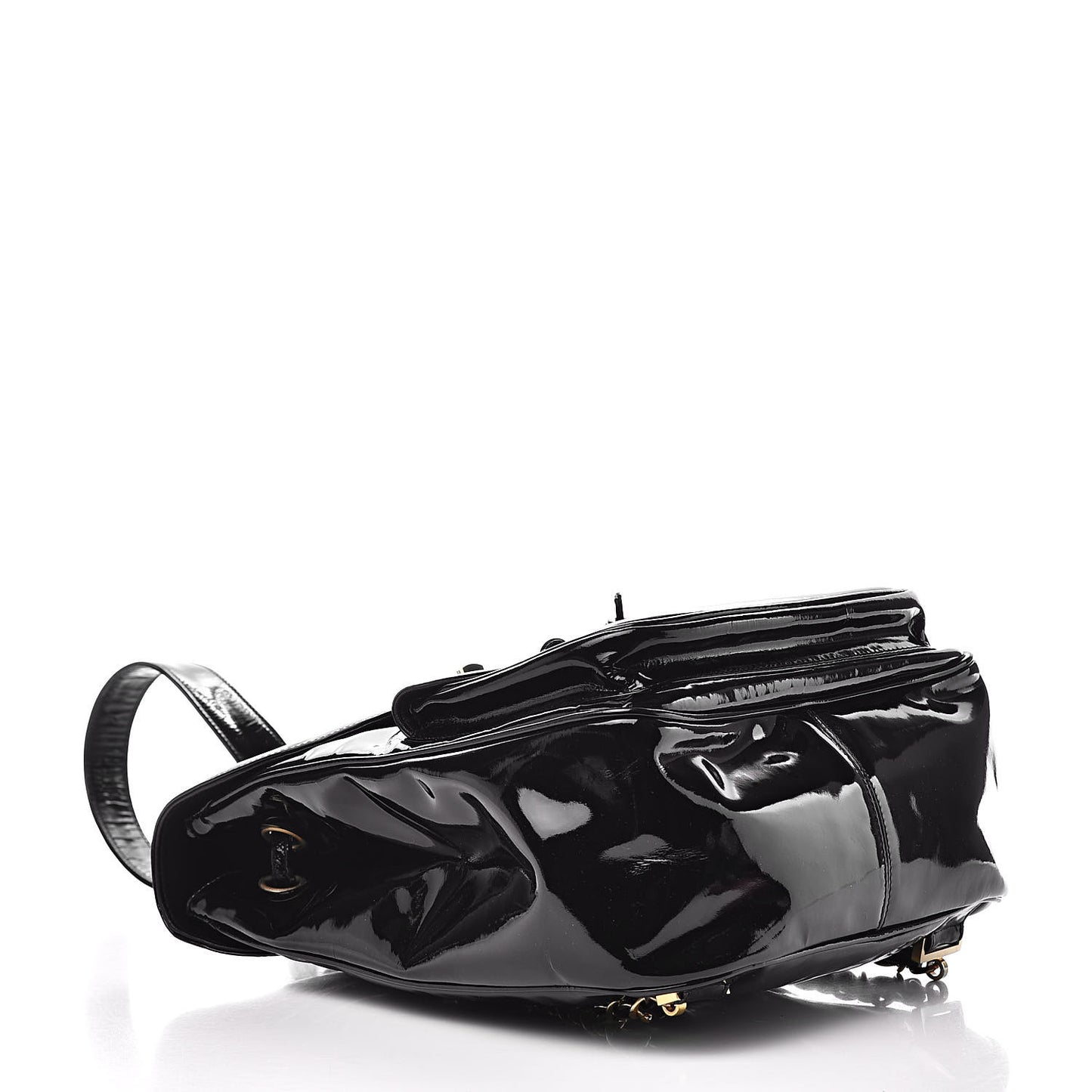 Patent CC Drawstring Backpack Black