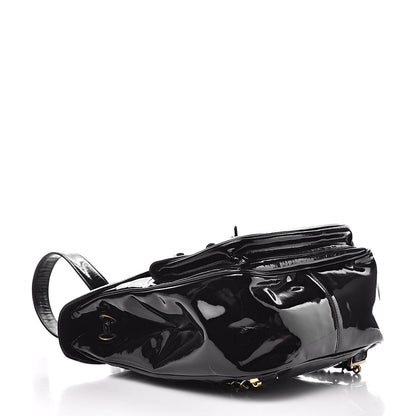 Chanel Patent CC Drawstring Backpack Black 4 of 15